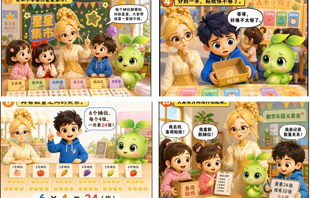 应用题连环画作品样张